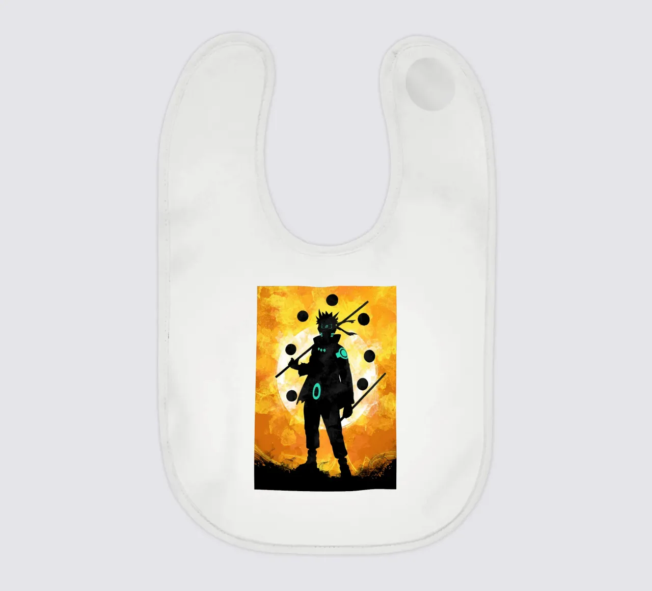 Fighter baby bib by nabakumov