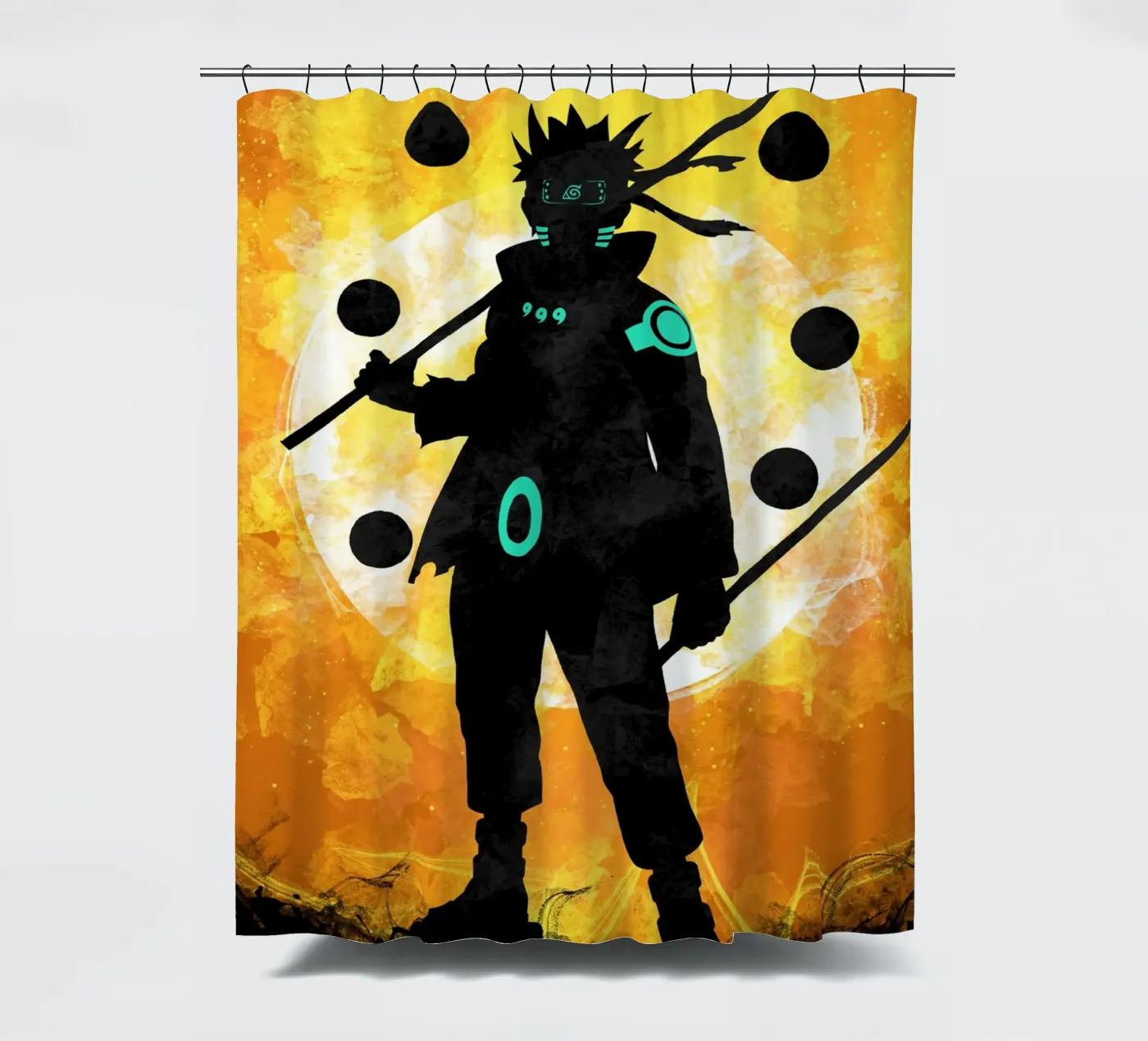 Fighter douchegordijn van nabakumov