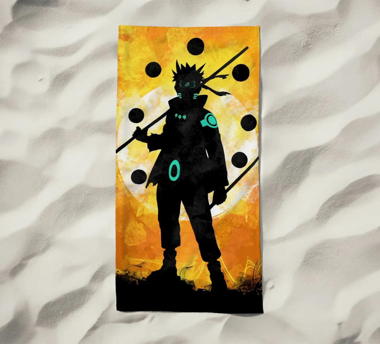 Fighter beach towel by nabakumov