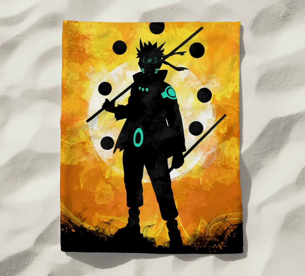 Fighter beach towel by nabakumov