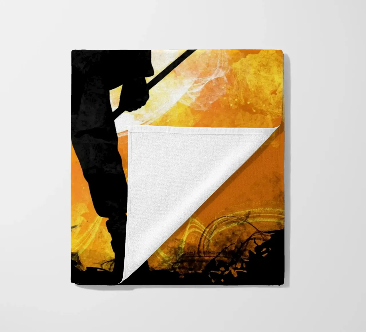 Fighter beach towel by nabakumov