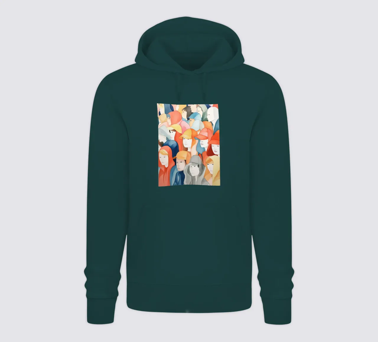 Faces hoodie by DaarbyN
