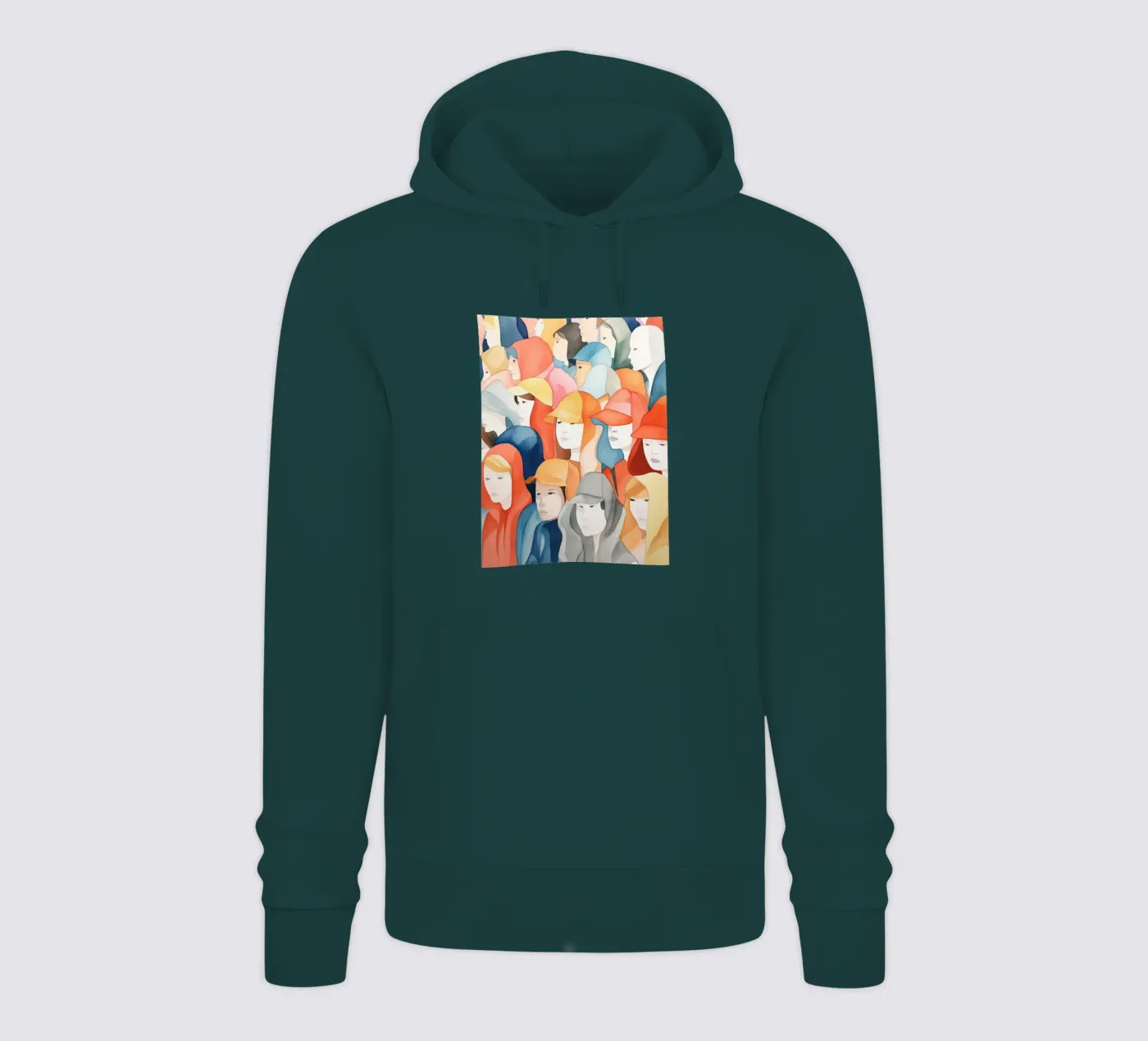 Faces hoodie van DaarbyN