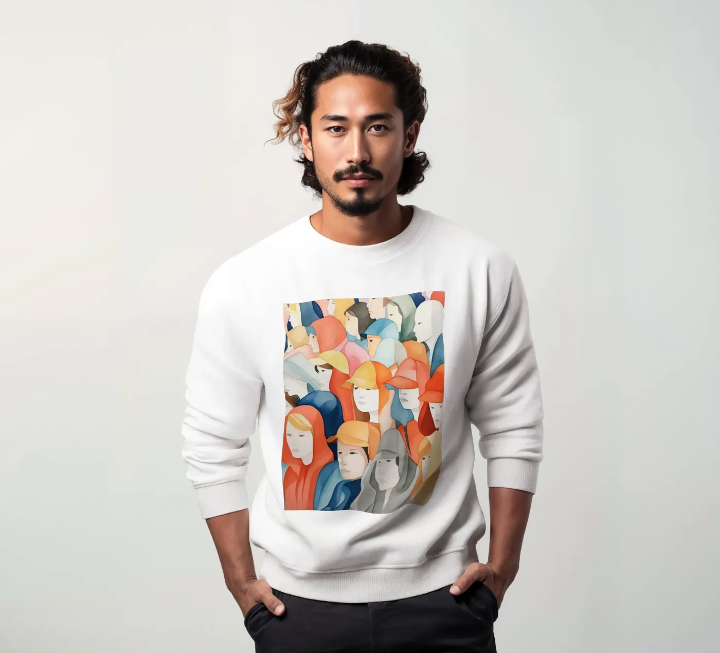 Volti felpa da DaarbyN