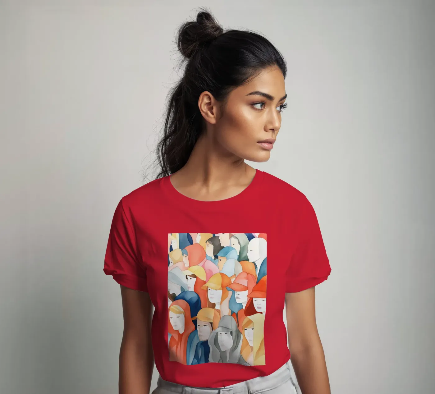 Volti t-shirt da DaarbyN