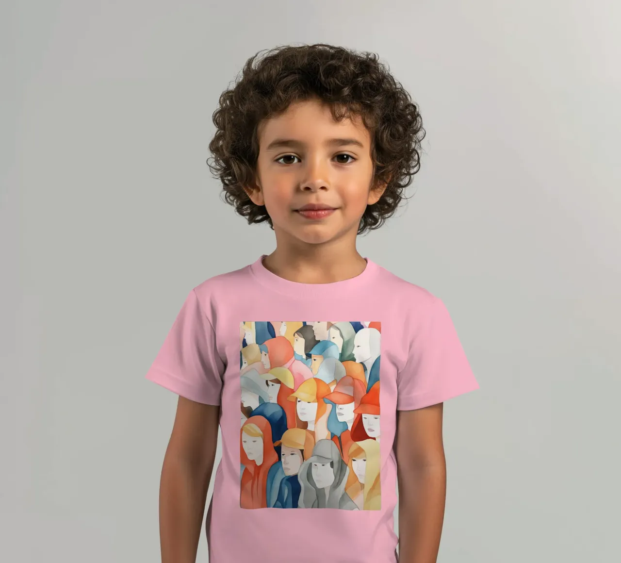 Faces kids t-shirt by DaarbyN