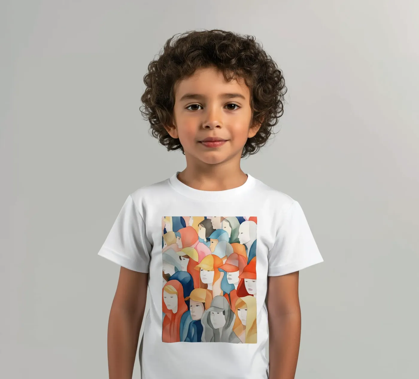 Faces kinder t-shirt van DaarbyN