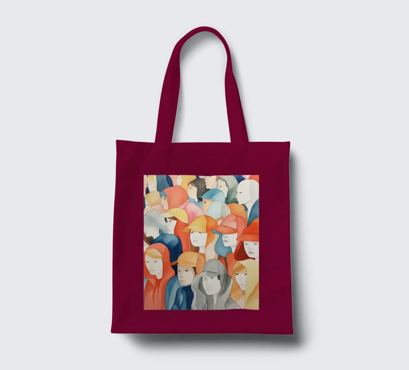 Faces tote bag by DaarbyN