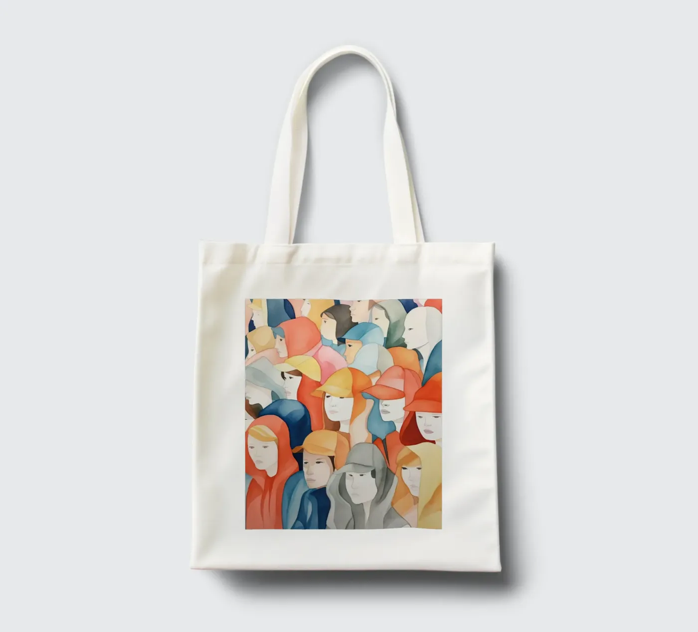 Faces tote bag by DaarbyN