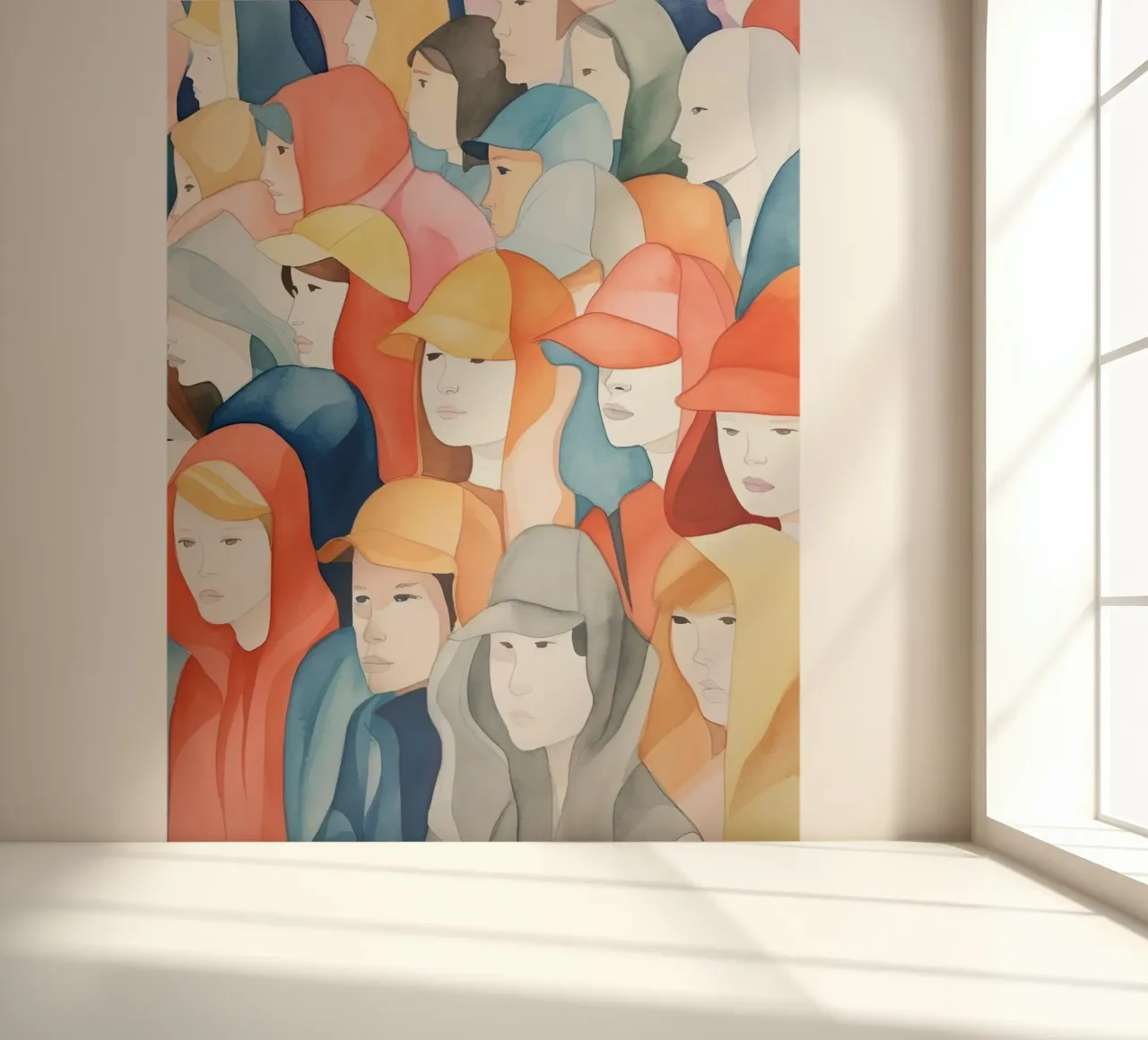 Gezichten fotobehang van DaarbyN