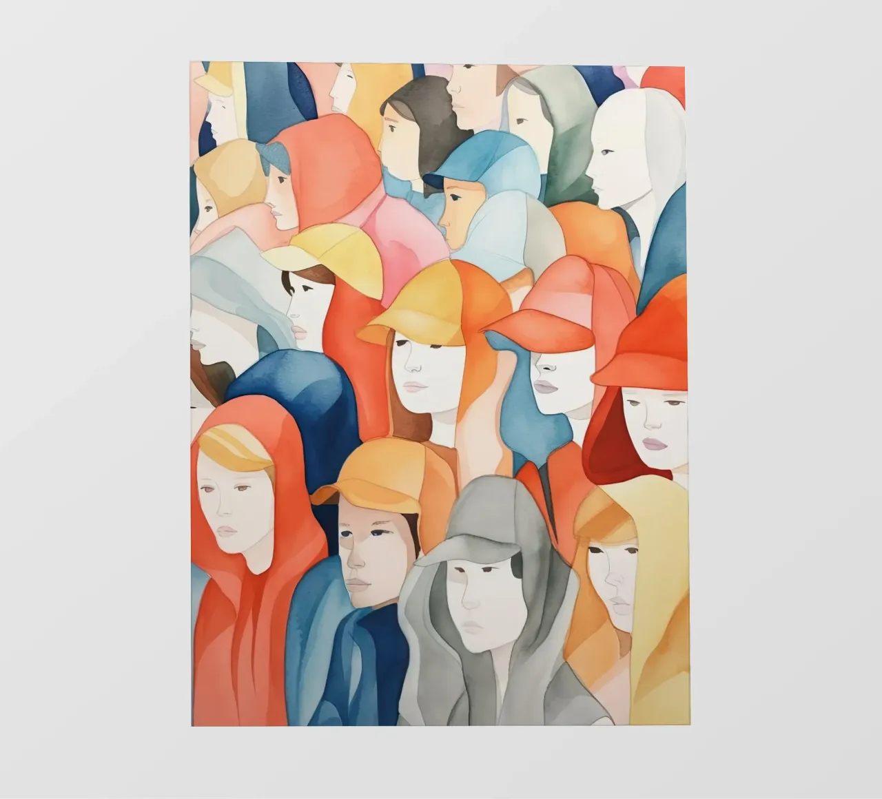 Gezichten fotobehang van DaarbyN