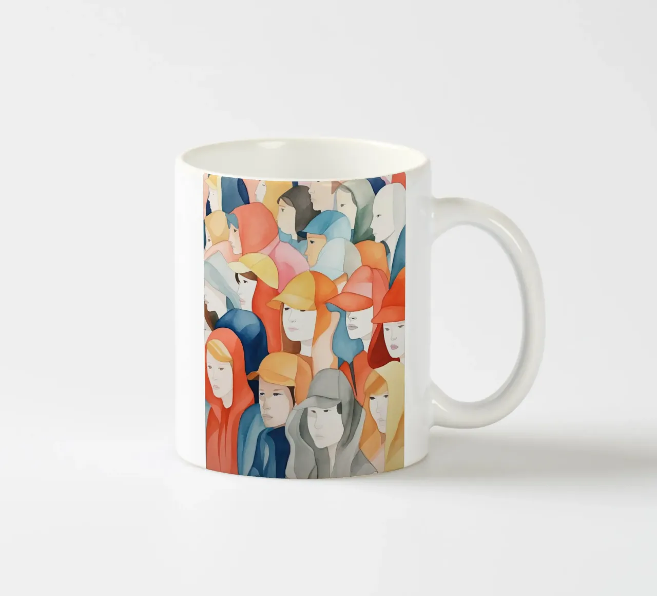 Volti tazza in ceramica da DaarbyN