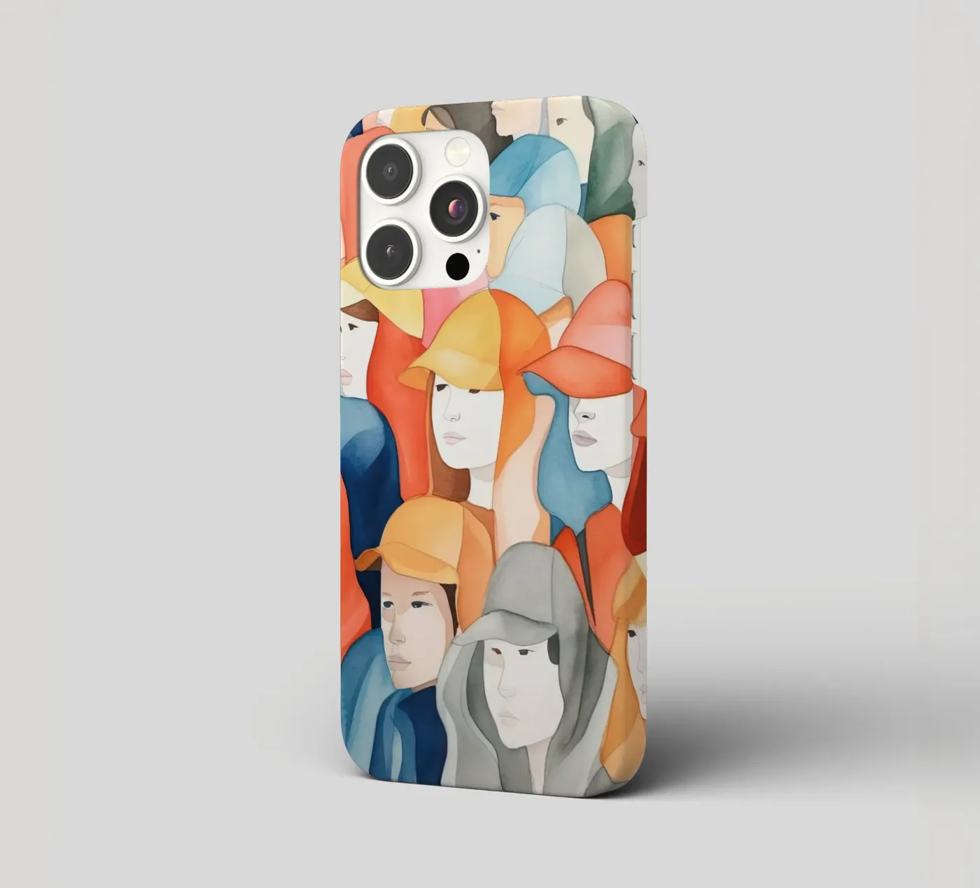 Faces iphone case by DaarbyN