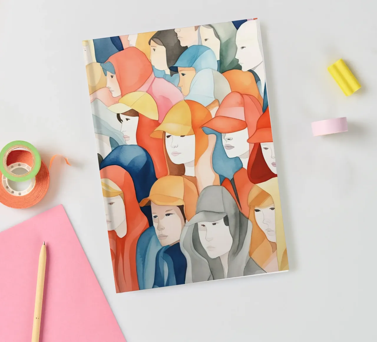 Faces notebook by DaarbyN