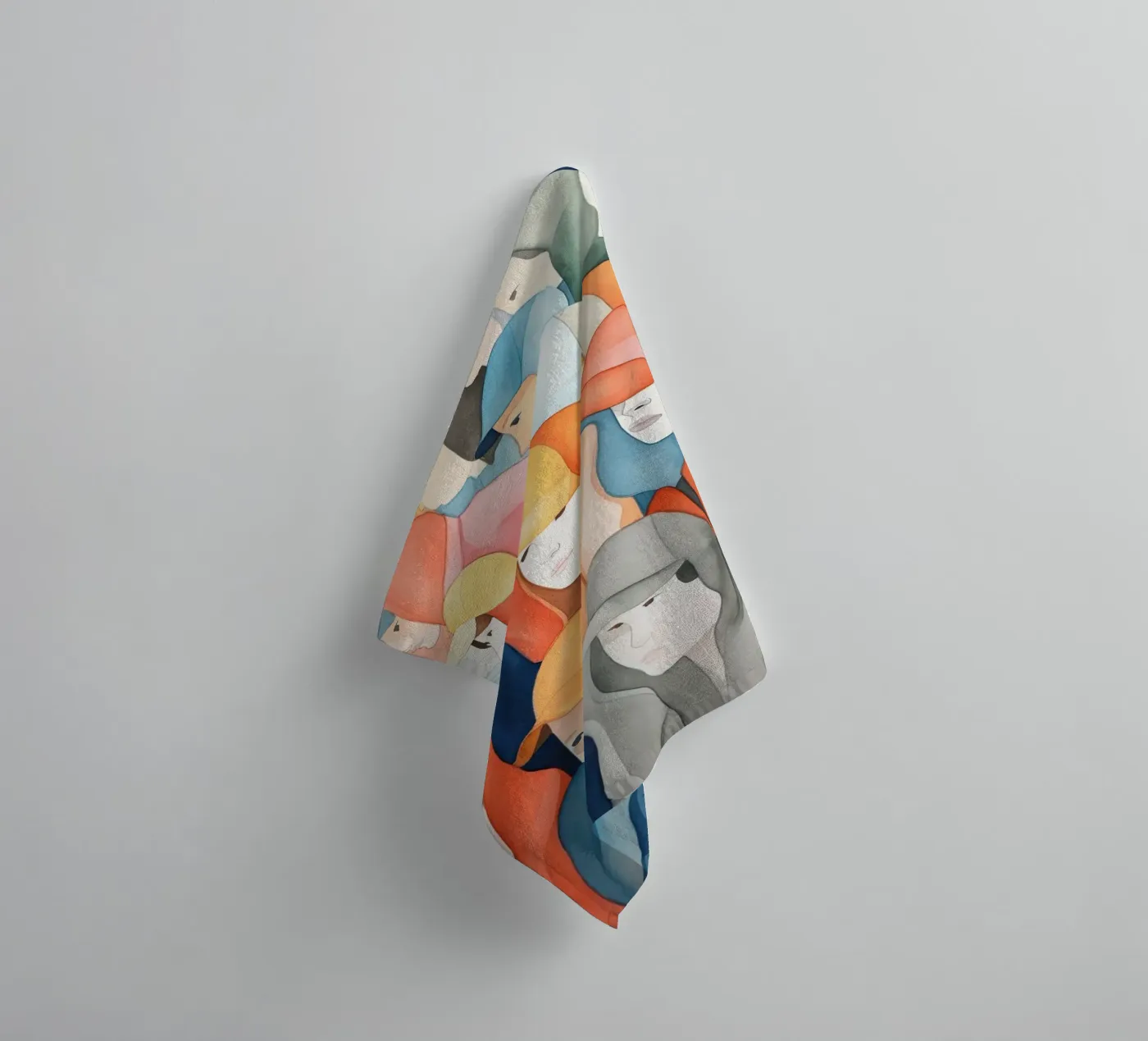 Faces badhanddoek van DaarbyN