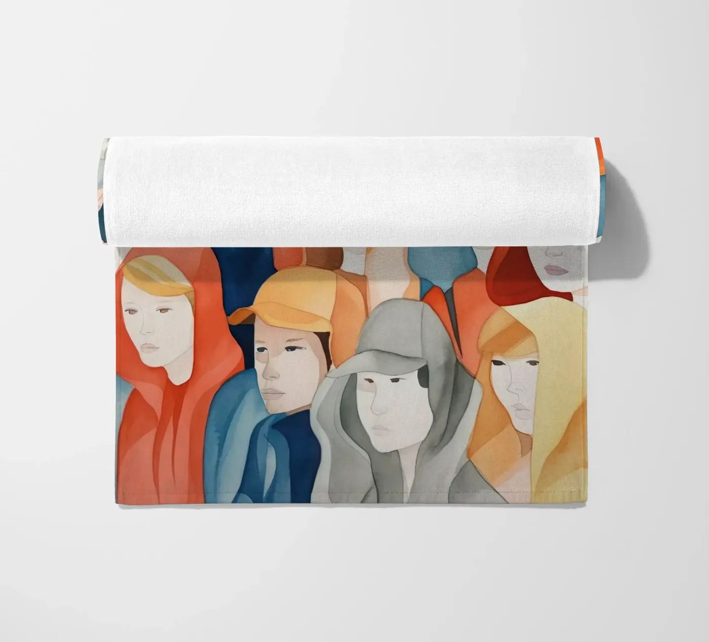 Faces Strandtuch von DaarbyN