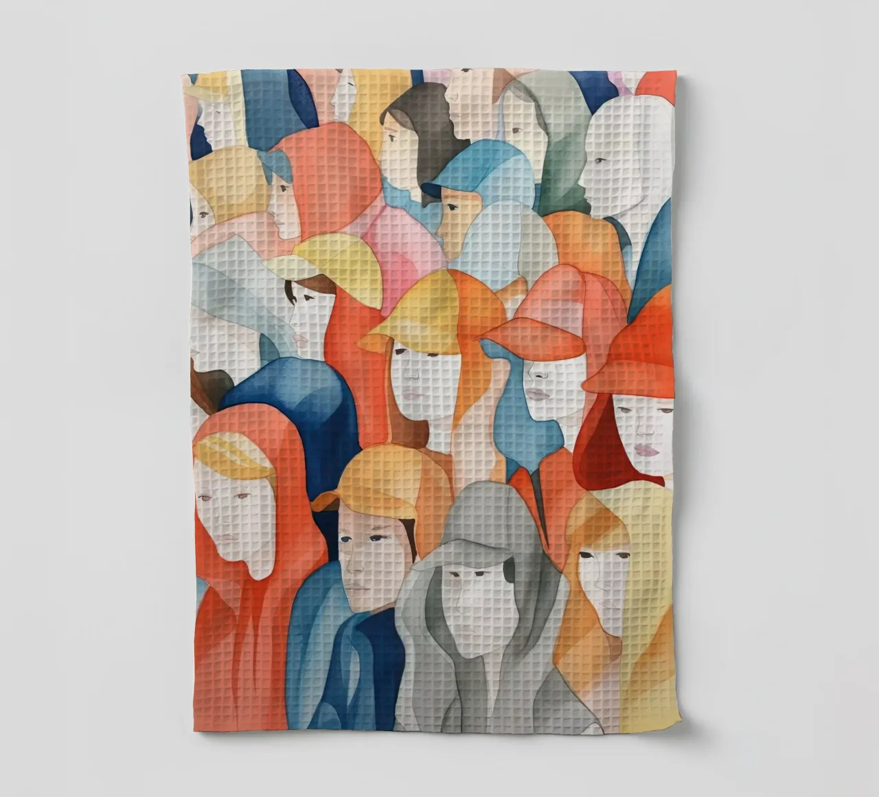 Faces Geschirrtuch von DaarbyN