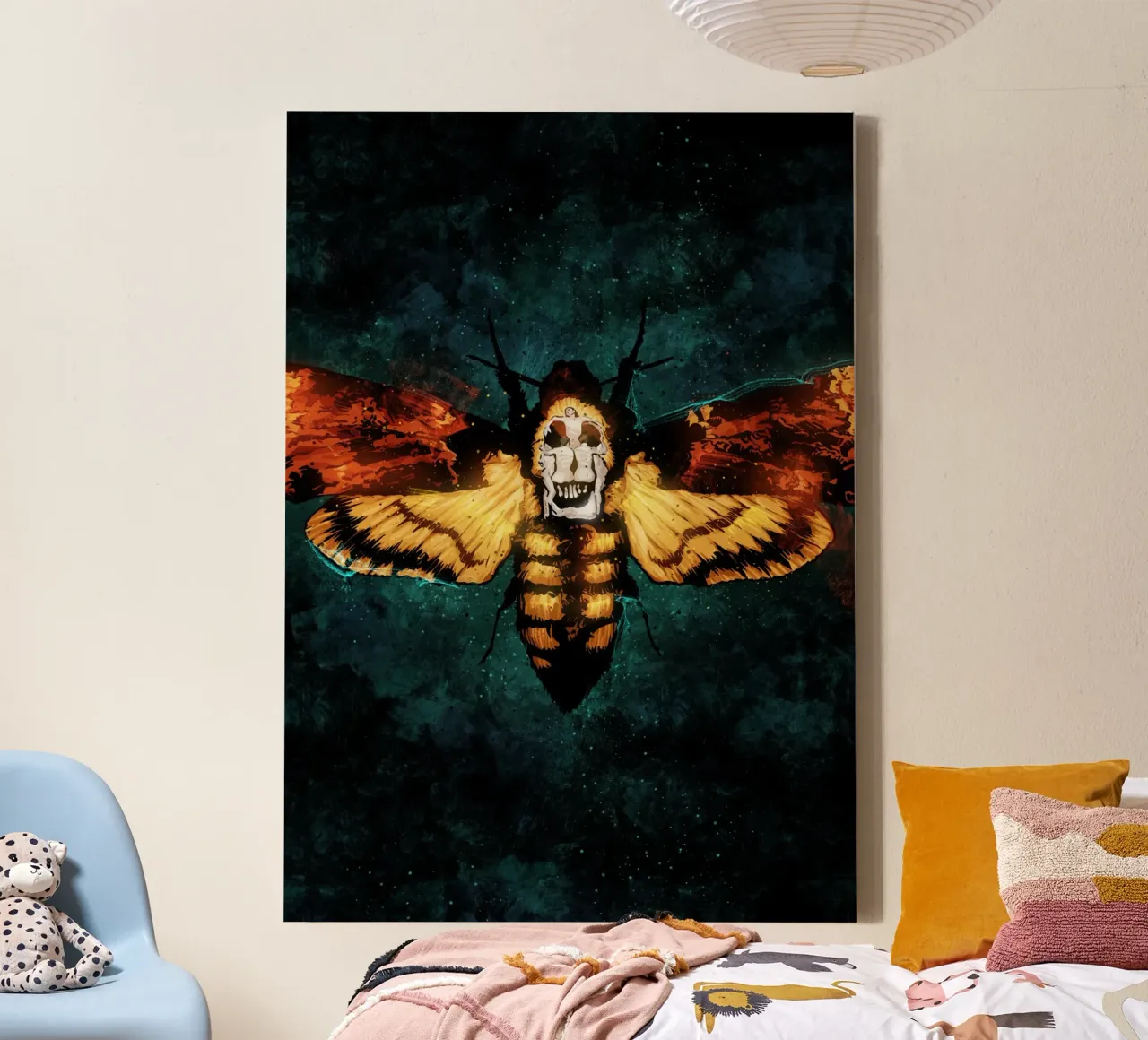 The Silence Of The Lambs tela con Cornice a cassetta da nabakumov