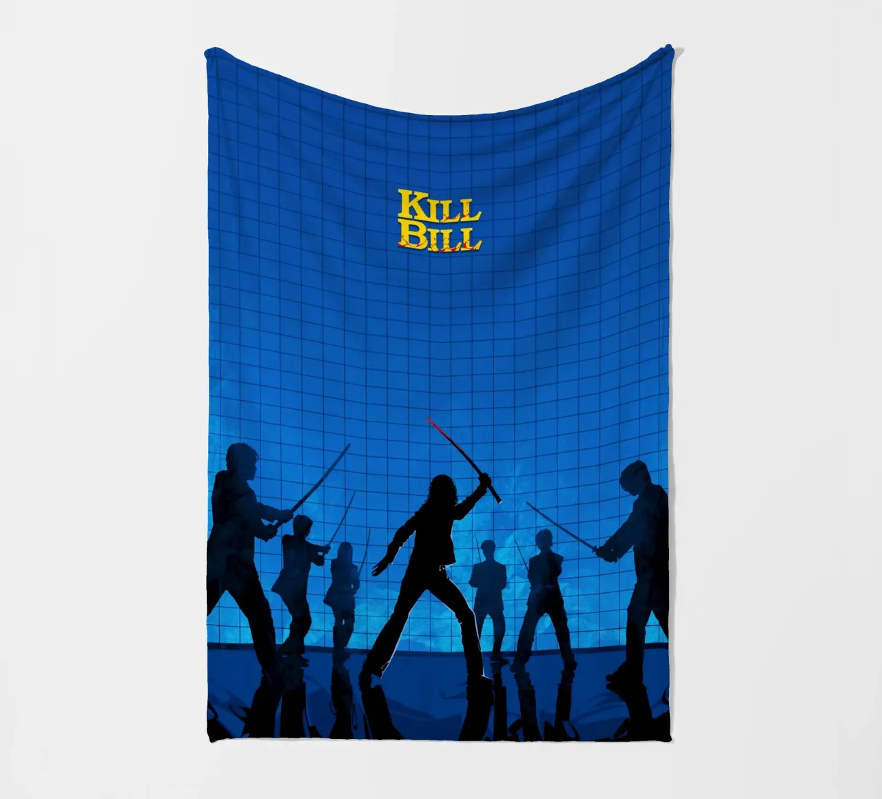 Kill Bill Silhouette coperta in pile da nabakumov