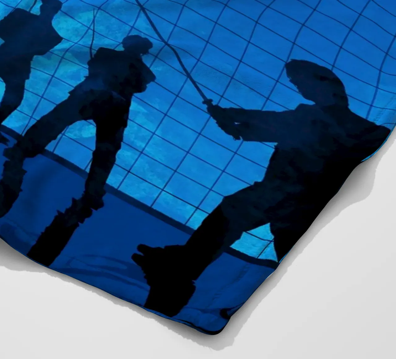 Kill Bill Silhouette coperta in pile da nabakumov
