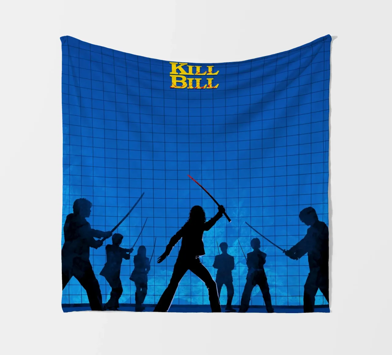 Kill Bill Silhouette coperta in pile da nabakumov
