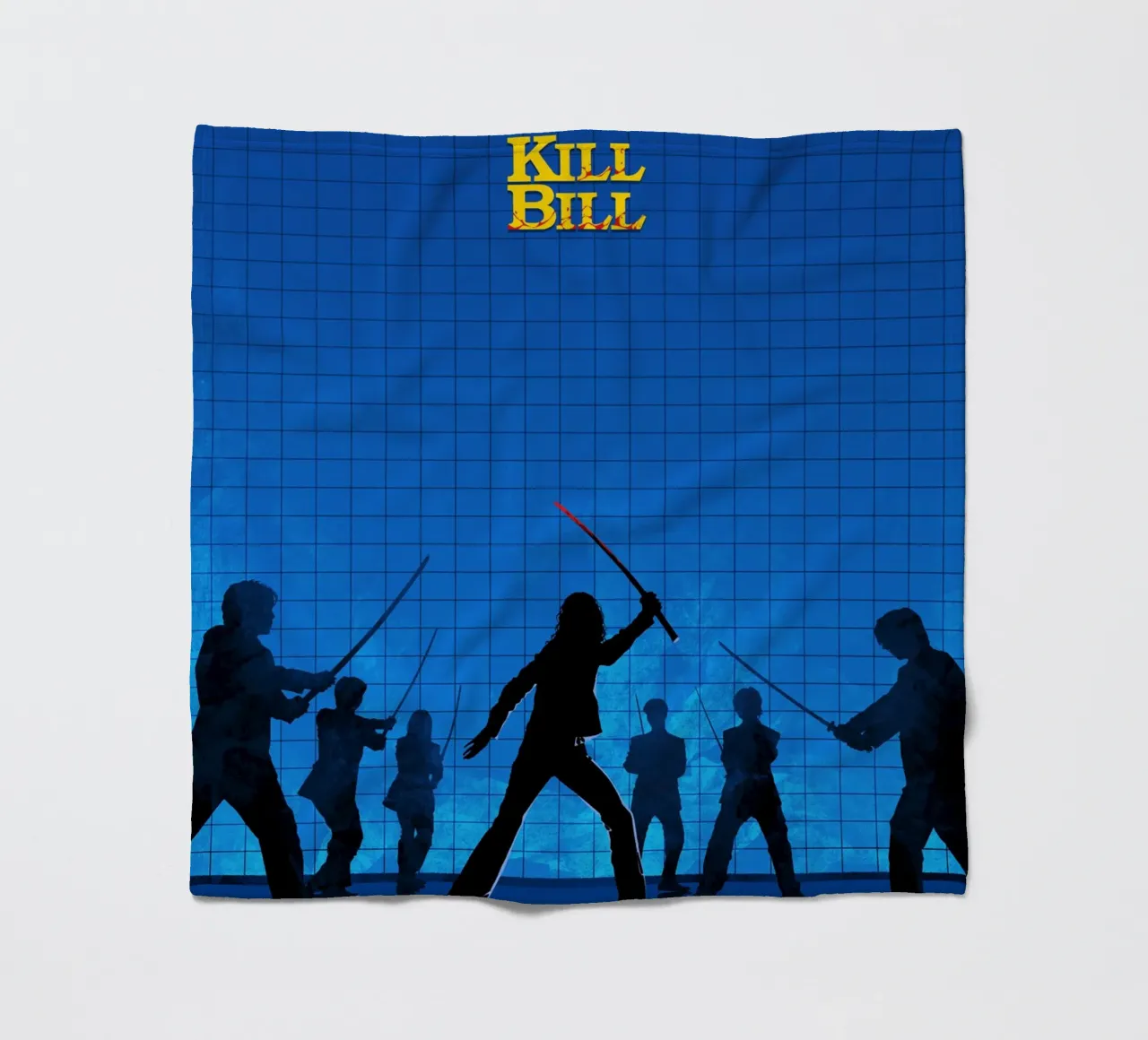 Kill Bill Silhouette coperta in pile da nabakumov
