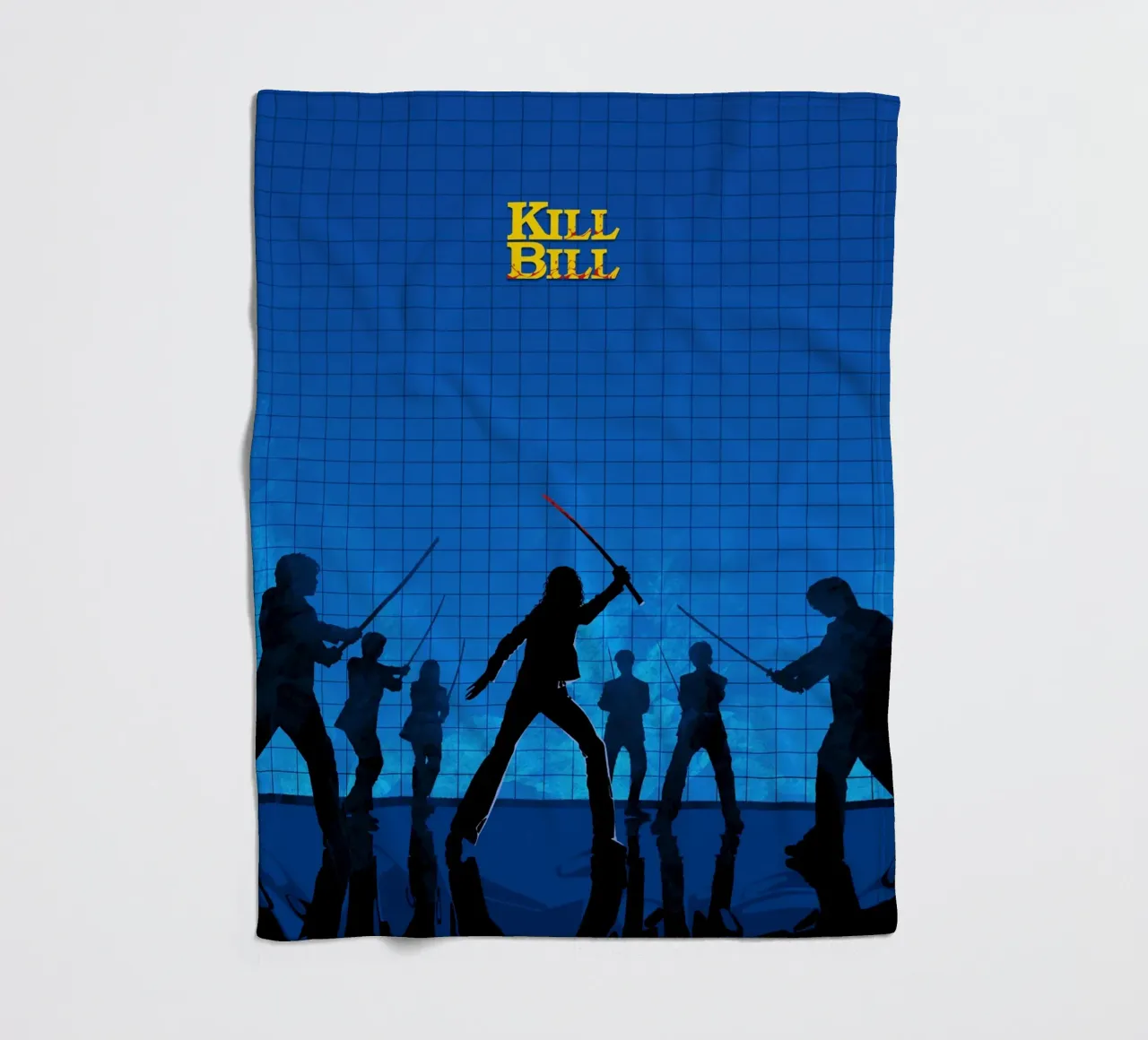 Kill Bill Silhouette coperta in pile da nabakumov