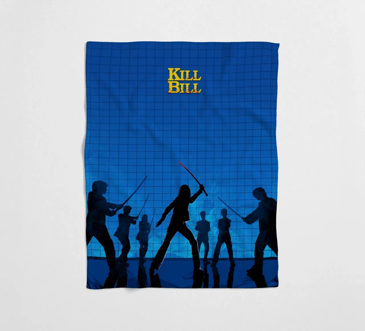 Kill Bill Silhouette coperta in pile da nabakumov