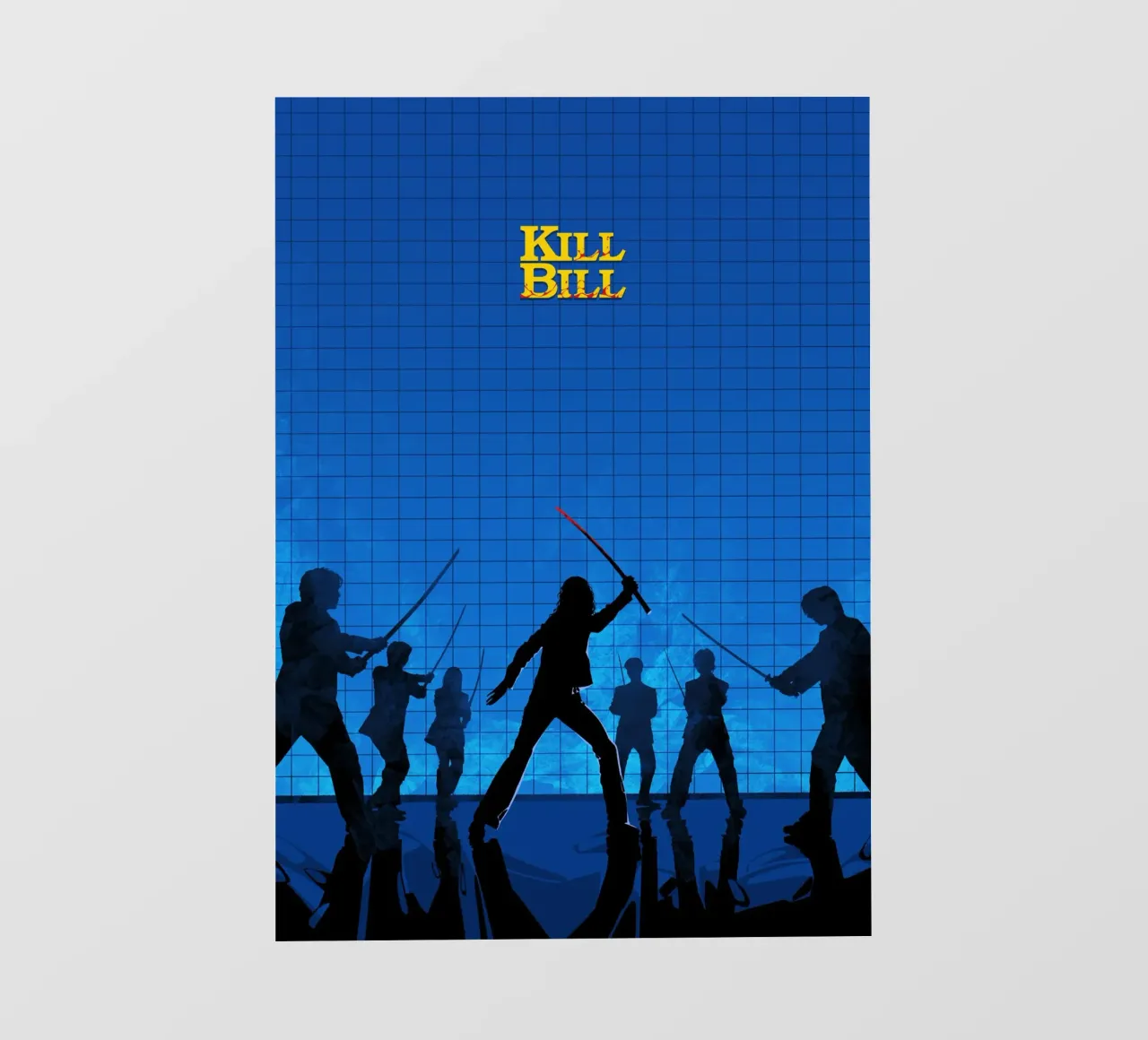 Kill Bill Silhouette pellicola backlit da nabakumov