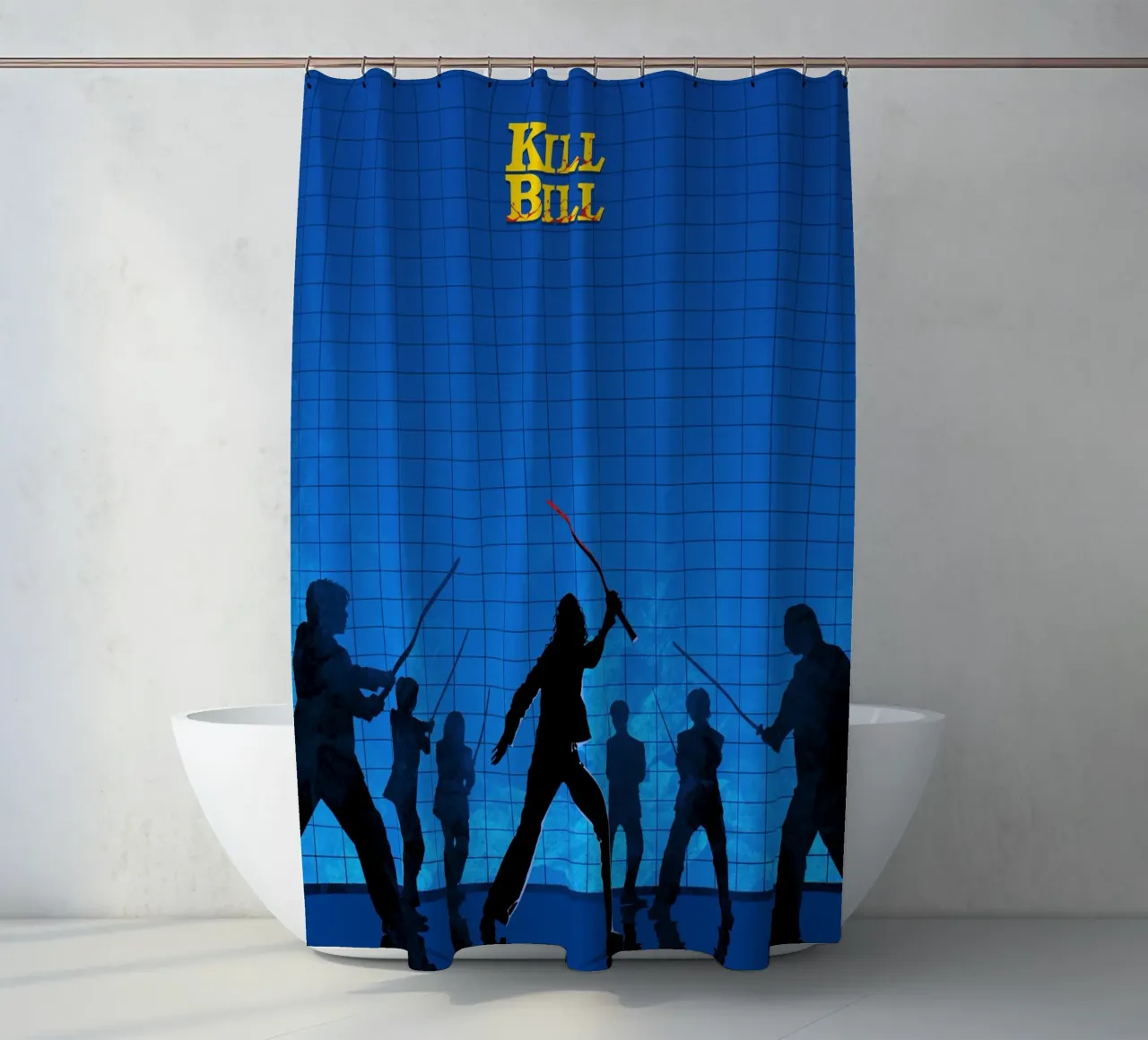Kill Bill Silhouette cortina de baño de nabakumov