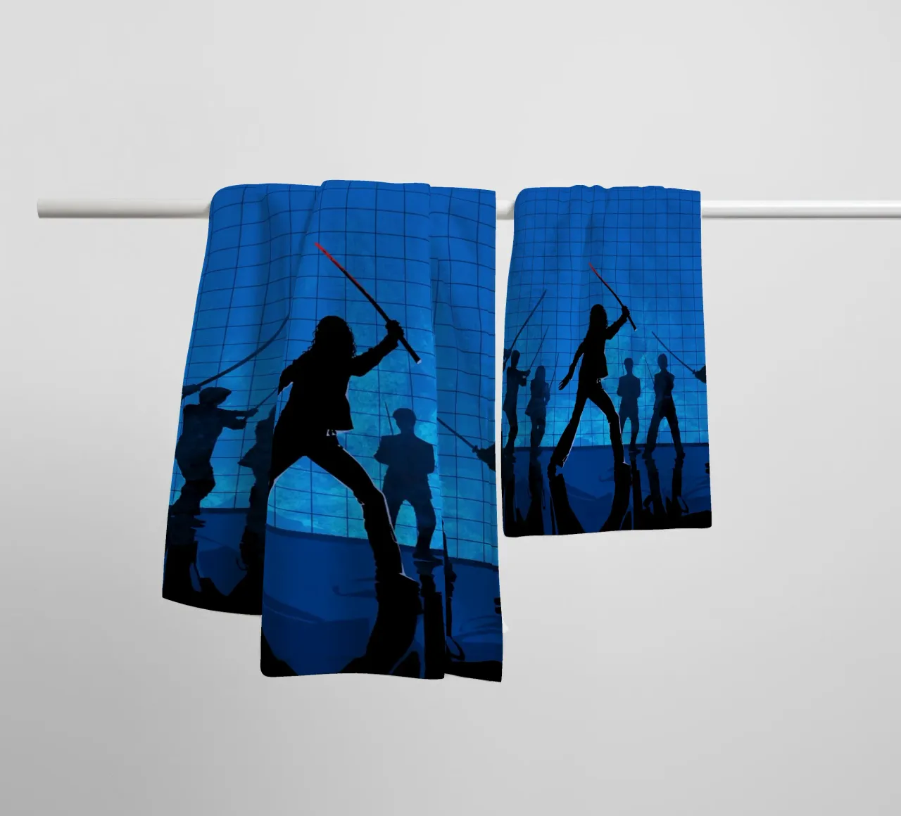 Kill Bill Silhouette asciugamano da bagno da nabakumov