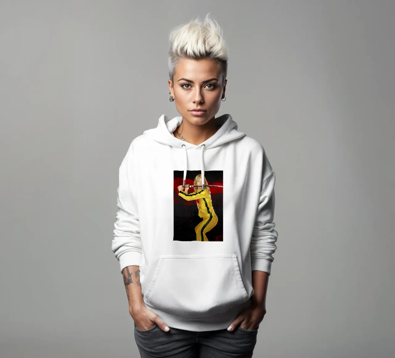 Kill Bill felpa con cappuccio da nabakumov