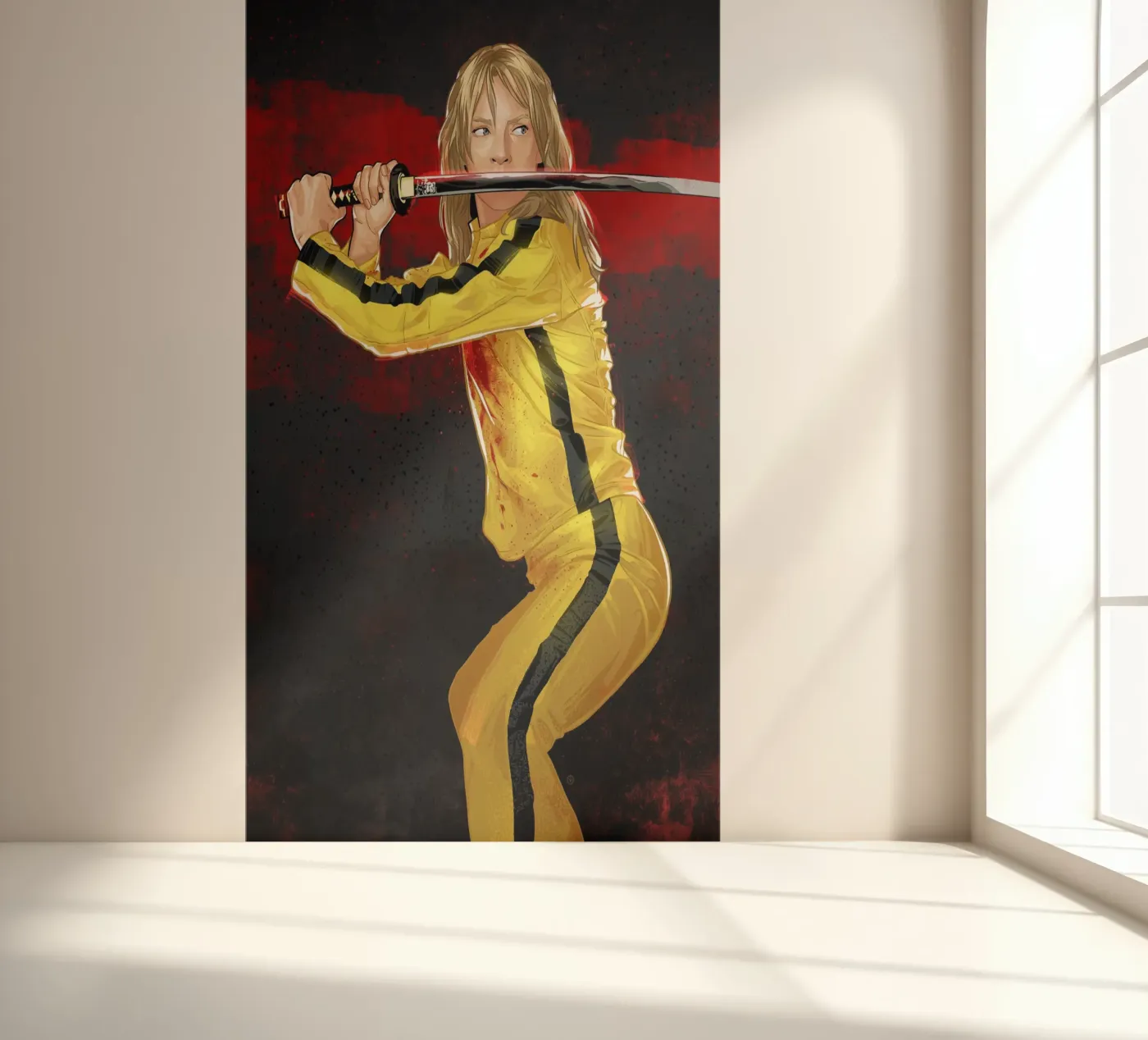 Kill Bill fotobehang van Nabakumovart I