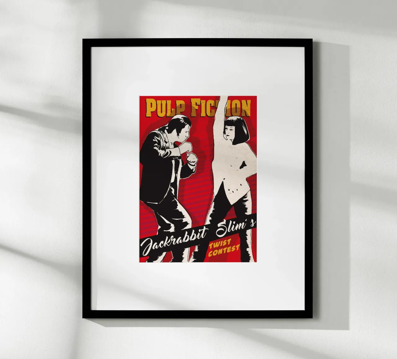 Twist dance poster con telaio in plastica da 2toastdesign