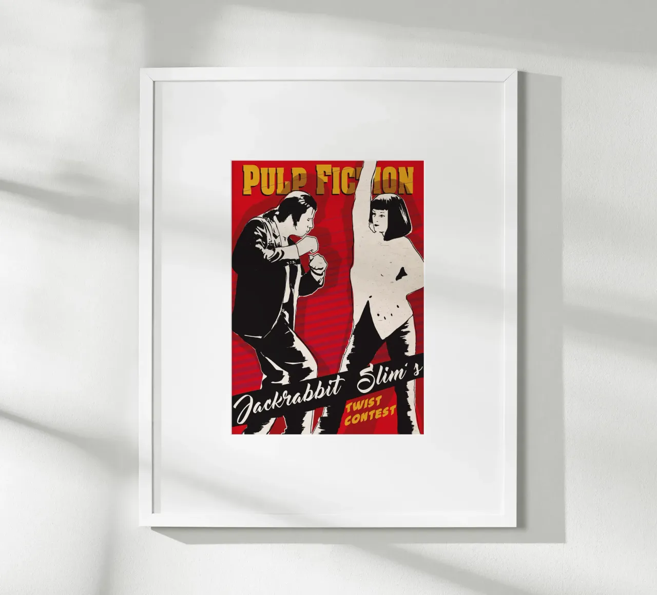 Twist dance poster con telaio in plastica da 2toastdesign
