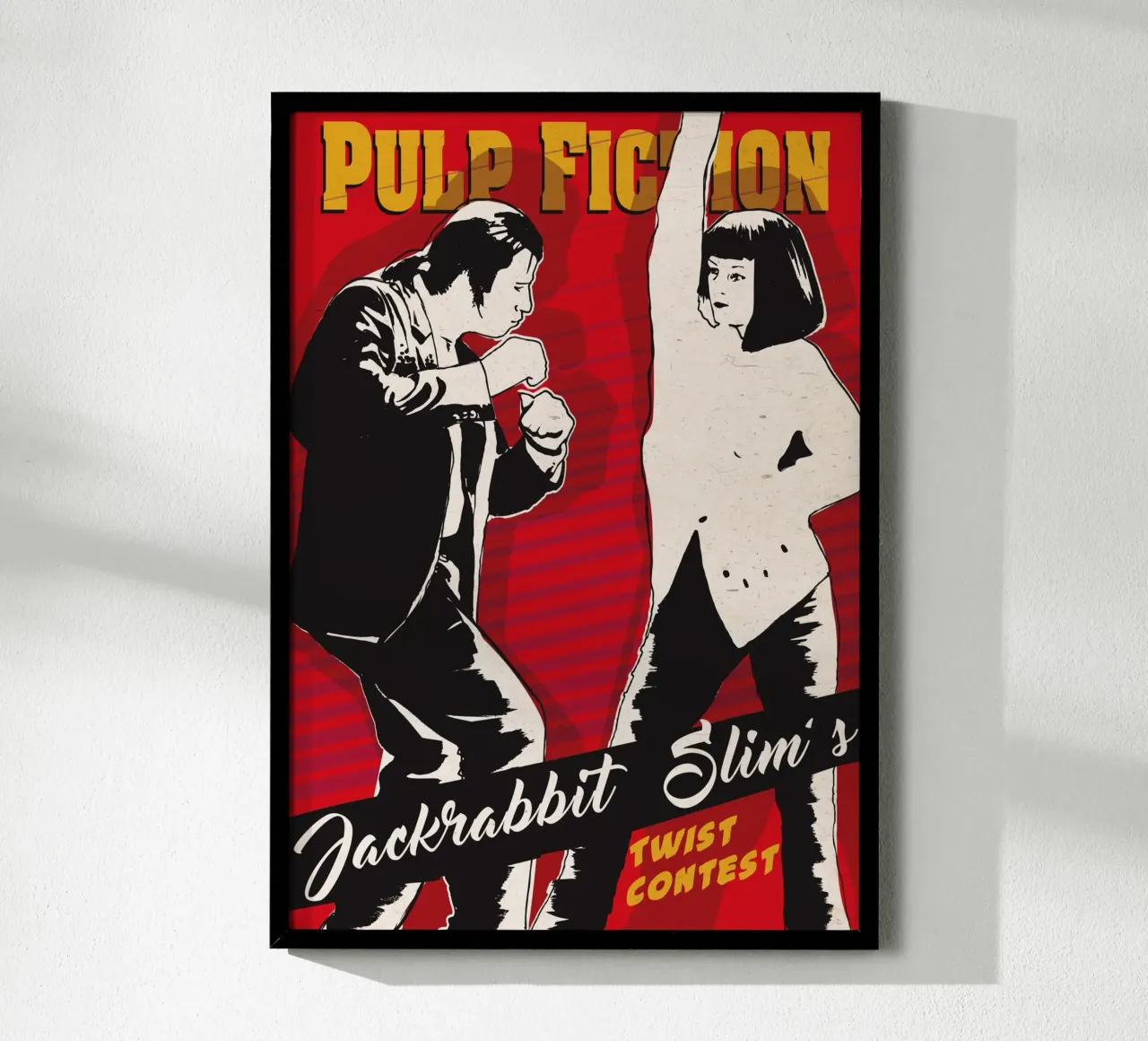 Twist dance poster con telaio in plastica da 2toastdesign