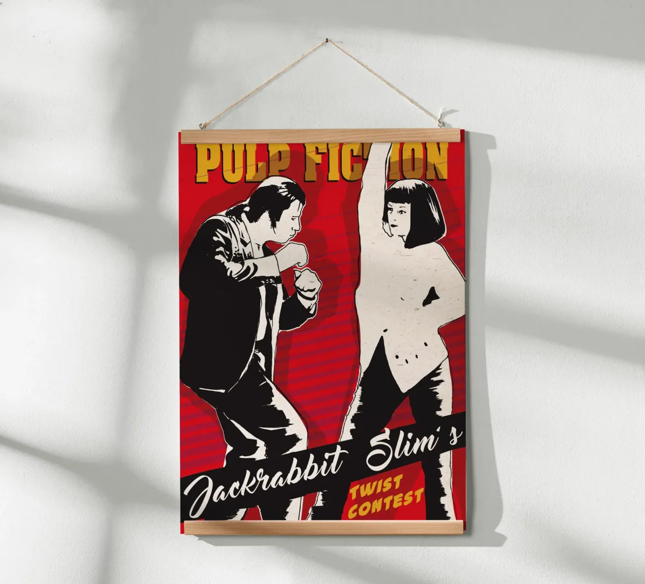 Twist dance poster con telaio in plastica da 2toastdesign