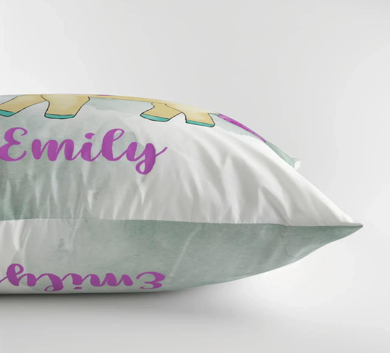 Fancy Einhorn mit Name cuscino da BAINAI KIDS