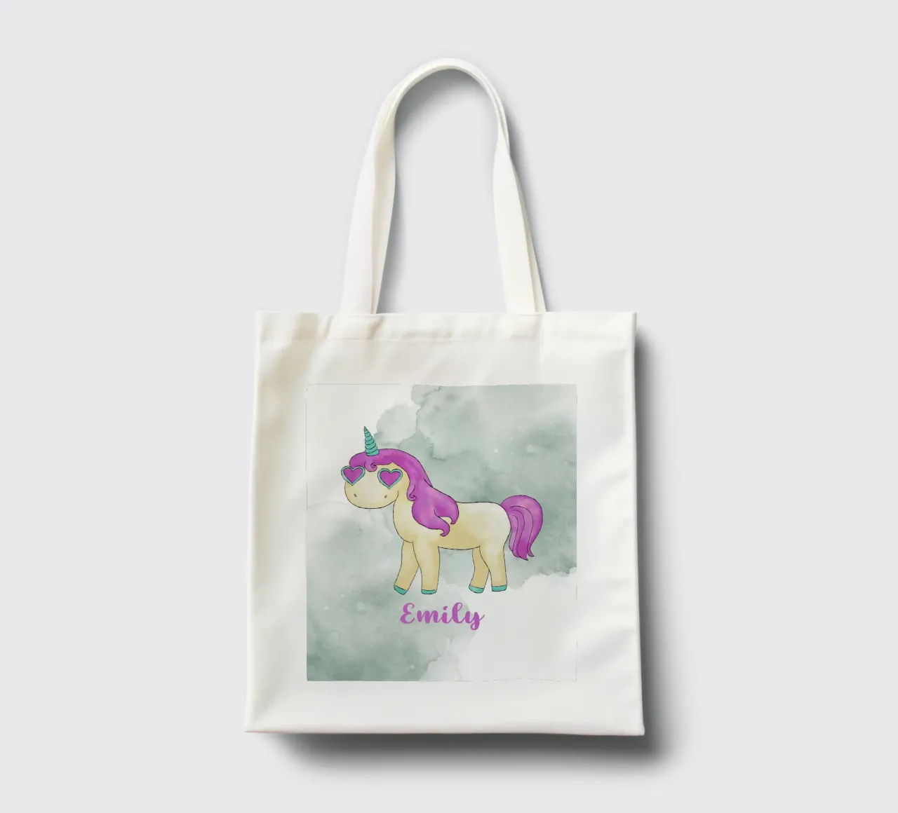 Fancy Einhorn mit Name tote bag by BAINAI KIDS