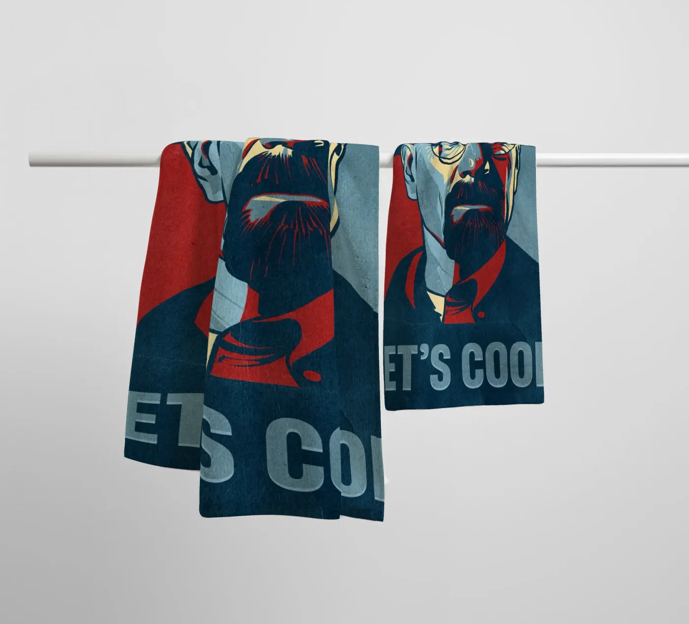 Let's Cook badhanddoek van Nabakumovart II