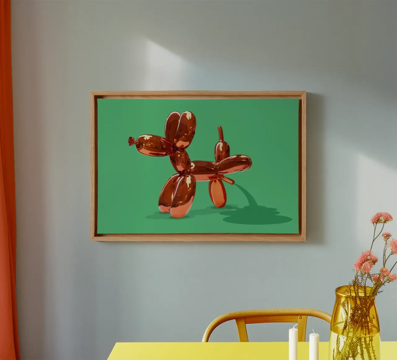 Taking the Piss tela con Cornice a cassetta da Rob Art | Illustration