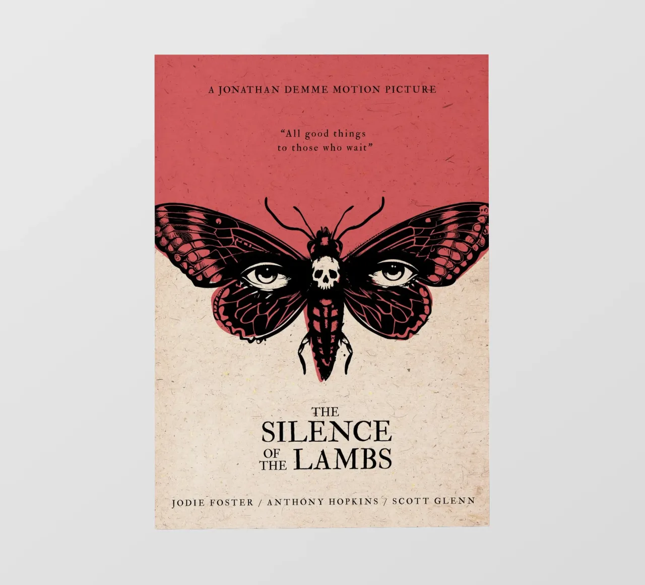 Silence of the Lambs pellicola backlit da 2toastdesign