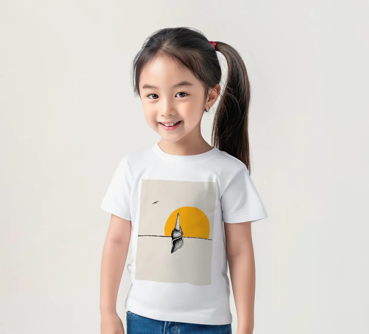 Faro t-shirt bambini da Urban Art Draw