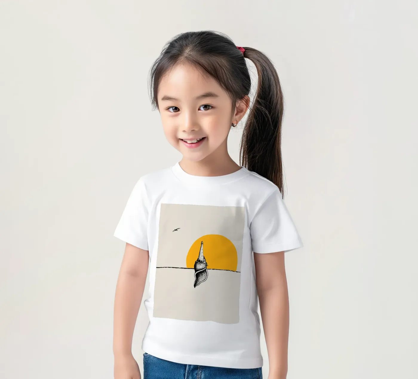 Faro t-shirt bambini da Urban Art Draw