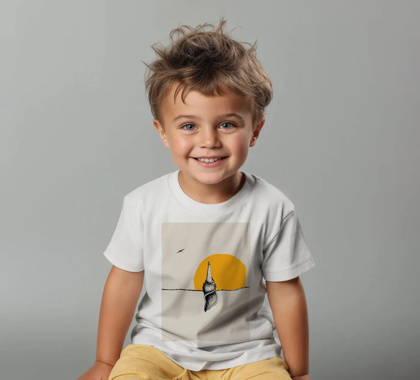 Faro t-shirt bambini da Urban Art Draw