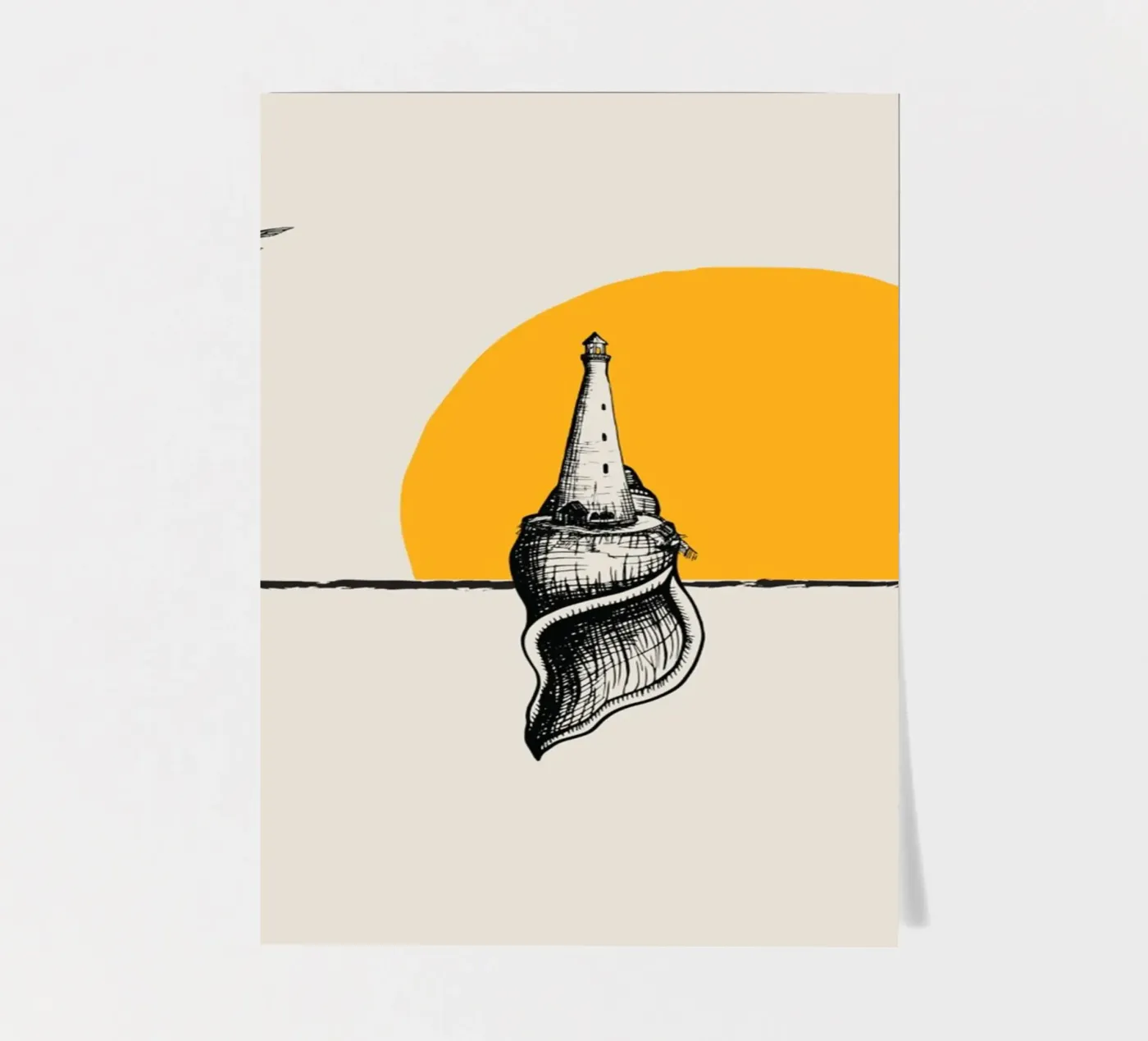 Vuurtoren stickervel van Urban Art Draw