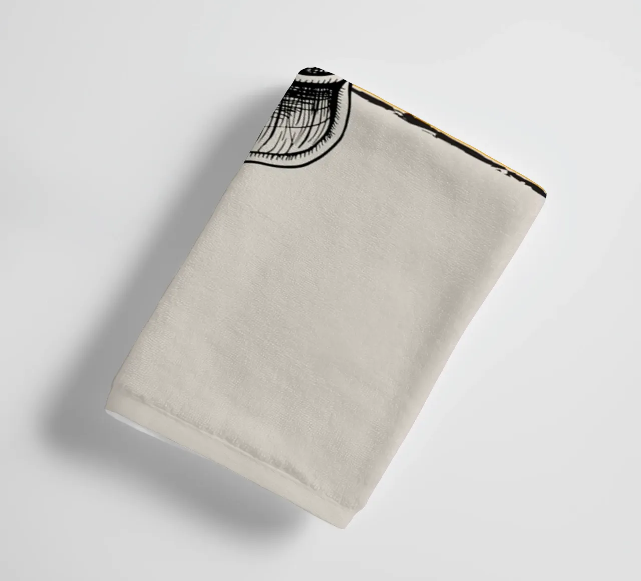 Lighthouse towel by Urban Art Draw