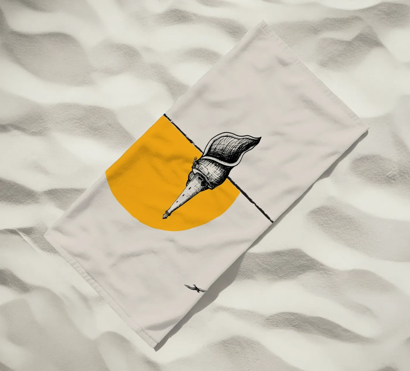 Lighthouse Strandtuch von Urban Art Draw