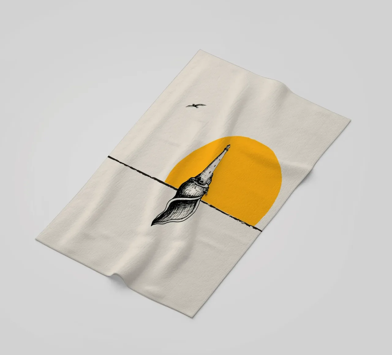 Faro telo mare da Urban Art Draw