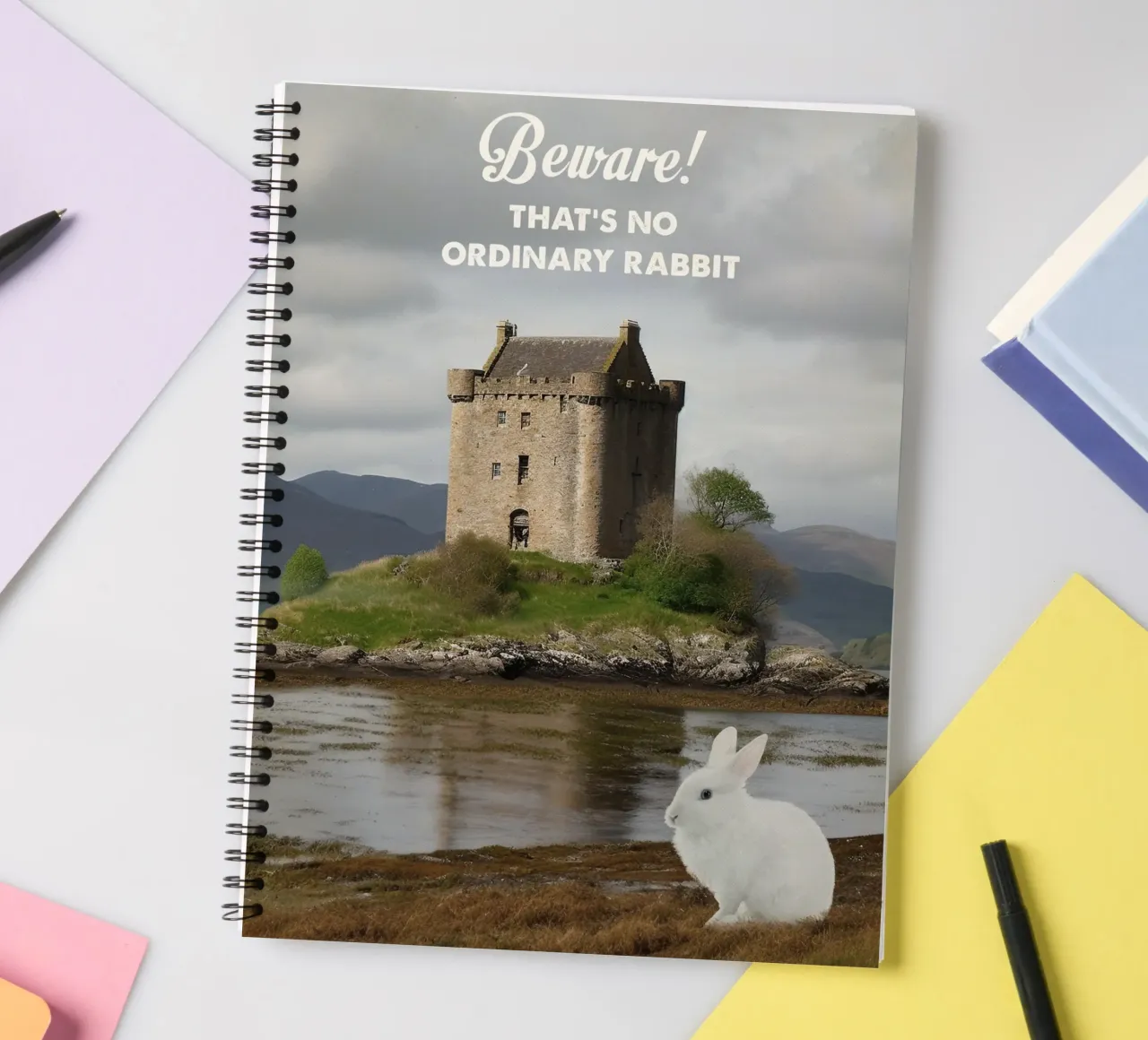Monty Python - The Holy Grail spiral notebook by 2toastdesign